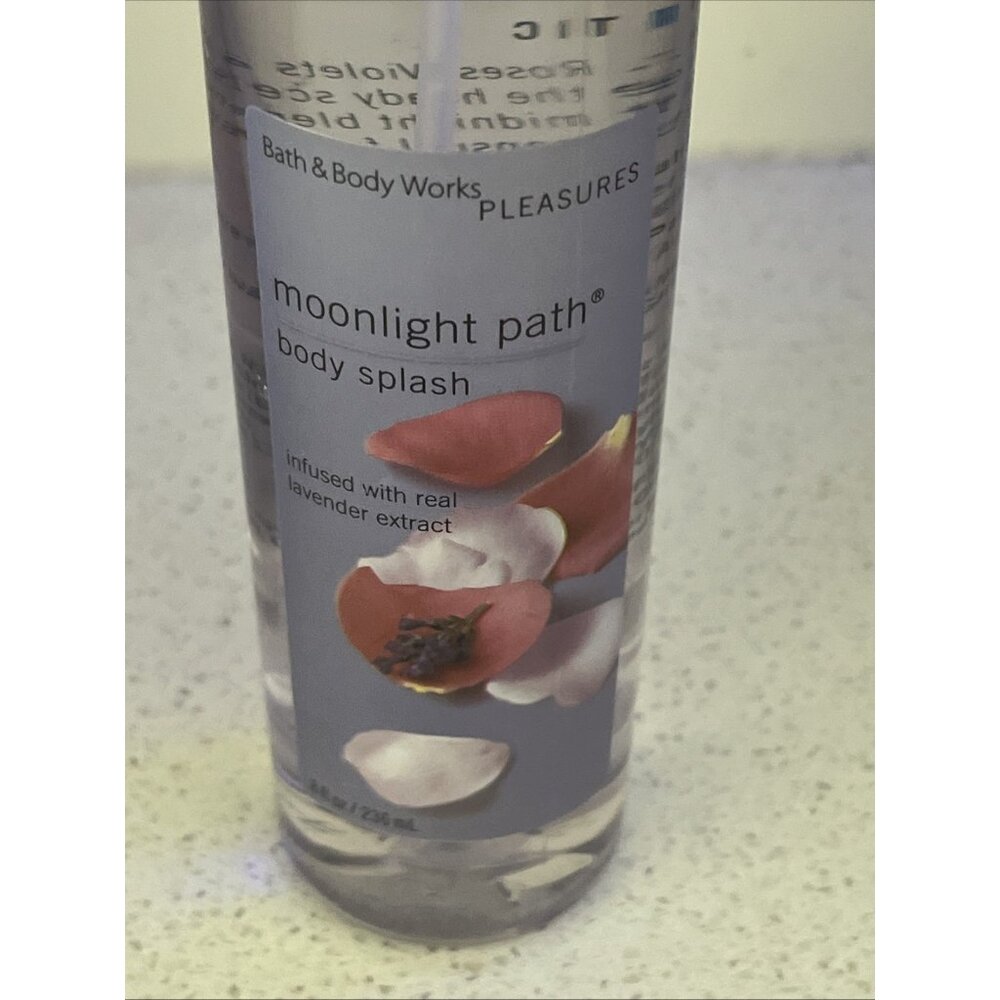 Bath & Body Works Pleasures Moonlight Path Body Splash ~ Fragrance Mist 8 fl oz. - Picture 2 of 5